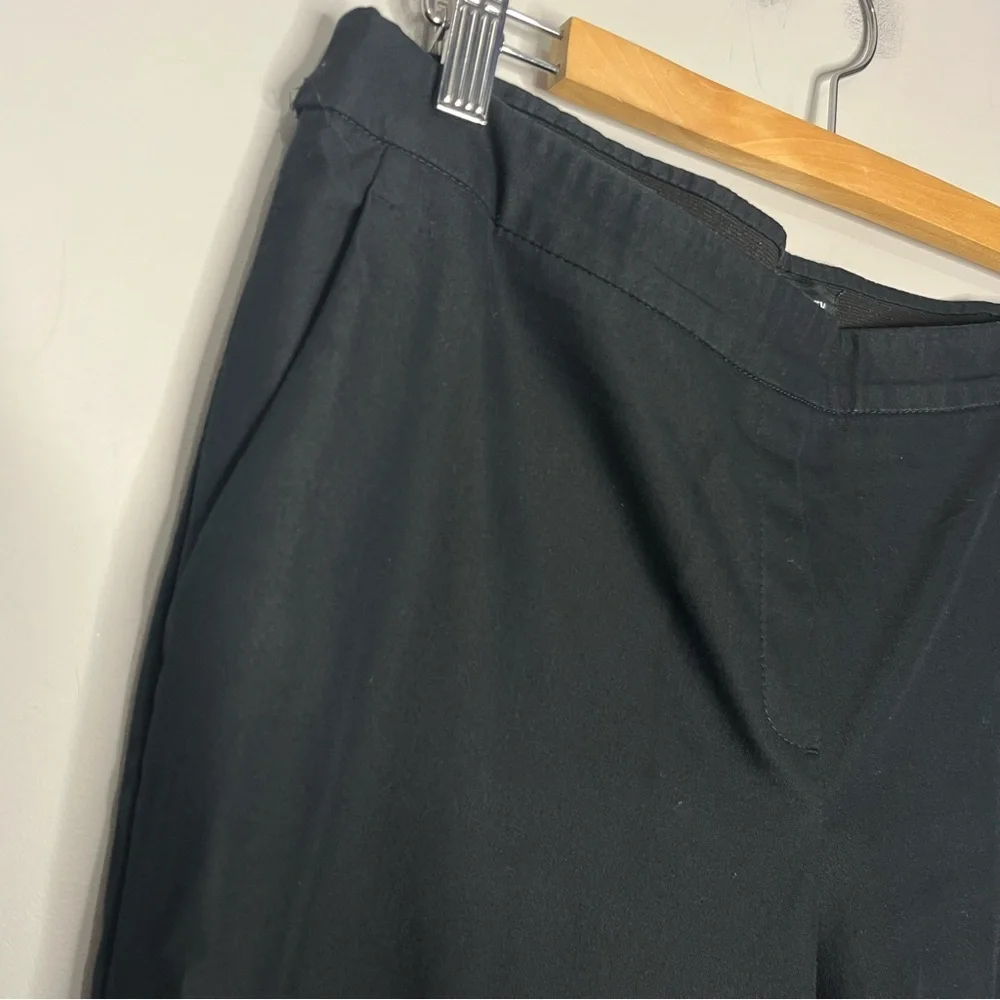 Theory Thaniel Approach Stretch Cropped Black Pull On Pants, size 10 - Picture 7 of 16
